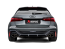 Audi RS6 (2020-2023) C8 Akrapovic Evolution Line (Titanium)