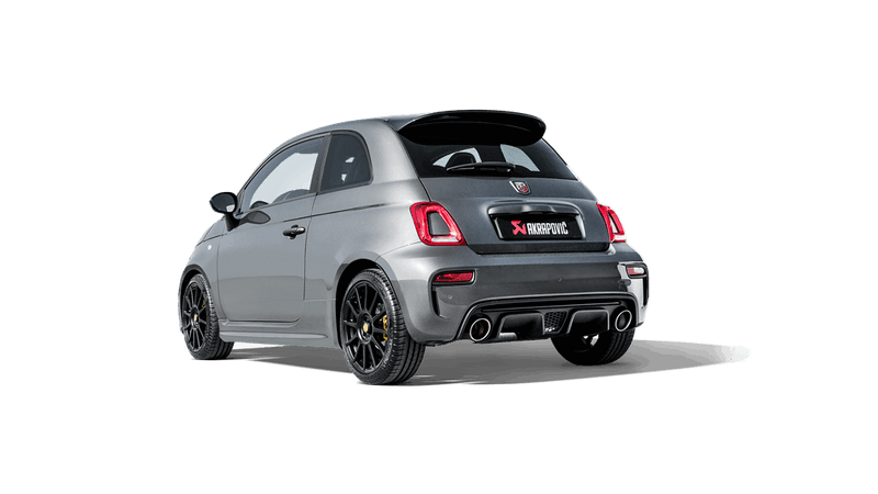 Akrapovic Abarth Stainless Steel Slip-On Exhaust System (Inc. 595, 595 C, Pista & Turismo)