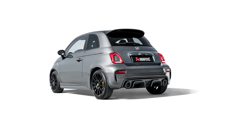 Akrapovic Abarth Stainless Steel Slip-On Exhaust System (Inc. 595, 595 C, Pista & Turismo)