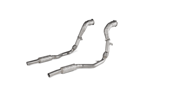 Akrapovic Audi 4M RS Q8 Stainless Steel Downpipe & Link Pipe