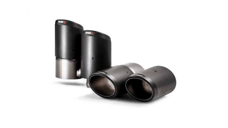 Akrapovič Porsche 536 Cayenne Carbon Tail Pipe Set (Inc. Cayenne, Cayenne S, Turbo & Coupe Turbo S E-Hybrid)