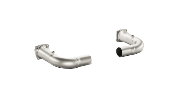 Akrapovič Porsche 991 911 Turbo Catless Titanium Link Pipe Set (911 Turbo & 911 Turbo S)