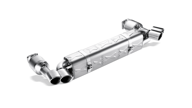 Akrapovič Porsche 997 911 Turbo Slip-On Line Titanium Exhaust System With 100 cpsi Cats