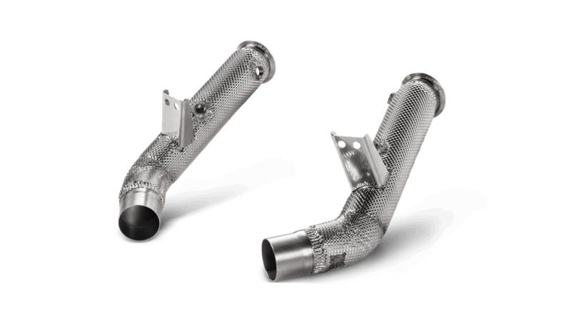 Alfa Romeo Giulia Quadrifoglio (2016-2022) Akrapovic w/o Cat Downpipe Set (SS)