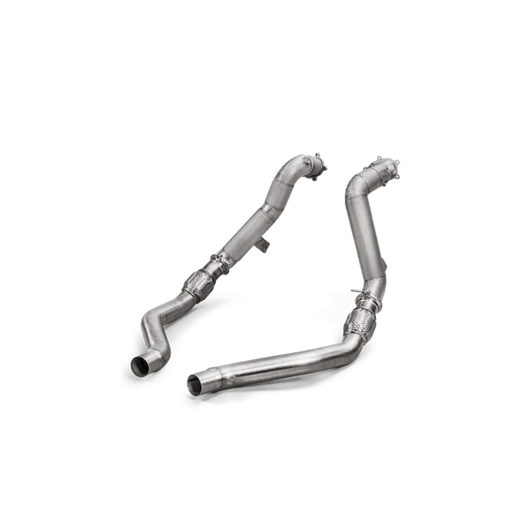 Audi RS7 (2020-2024) Akrapovic Downpipe/Link Pipe Set w/o Cat to Suit Akrapovic System (SS)