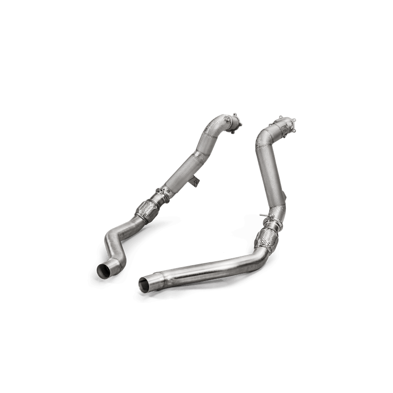 Audi RS7 (2020-2024) Akrapovic Downpipe/Link Pipe Set w/o Cat to Suit Akrapovic System (SS)