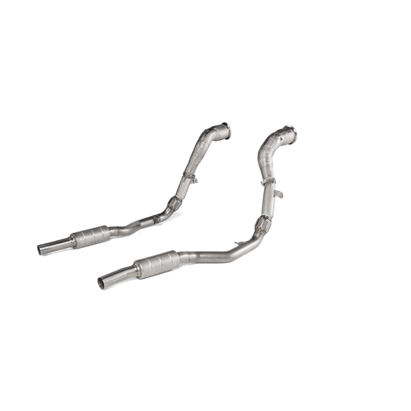 Audi RSQ8 (2020-2024) Akrapovic Downpipe/Link Pipe Set With Catalytic Converters (SS)