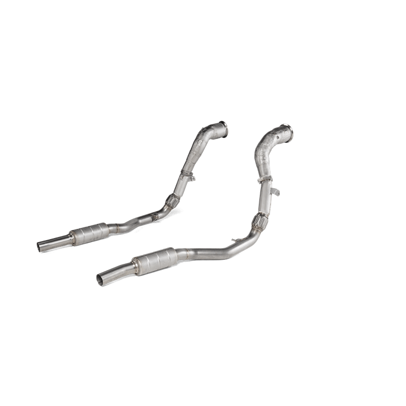 Audi RSQ8 (2020-2024) Akrapovic Downpipe/Link Pipe Set With Catalytic Converters (SS)