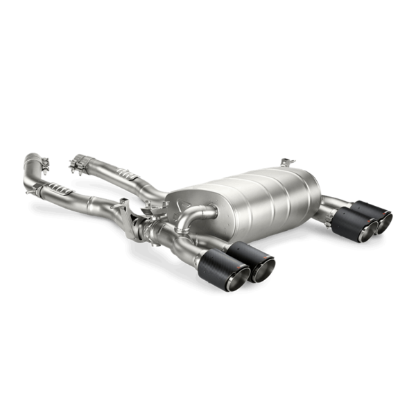 Akrapovic Evolution Line (Titanium) w Titanium Tailpipes for BMW M3/M4 F80/F82