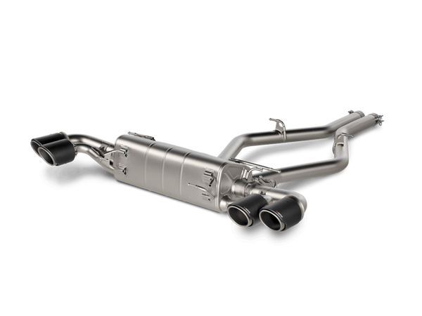 Alfa Romeo Stelvio Quadrifoglio (2017-2023) Akrapovic Slip-On Line (Titanium)