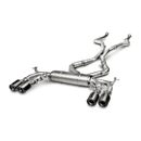 Akrapovic Evolution Line (Titanium) w Carbon Tailpipes for BMW X5M/X6M F85/F86