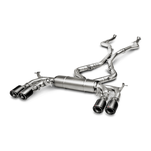 Akrapovic Evolution Line (Titanium) w Carbon Tailpipes for BMW X5M/X6M F85/F86