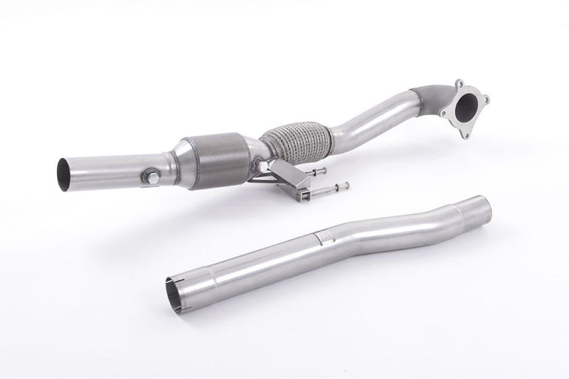 Volkswagen Golf GTi (2009-2014) MK6 GTi Milltek Sport Large Bore Downpipe w/ Race Cat (For Milltek Sport Cat-back) - SSXAU200R