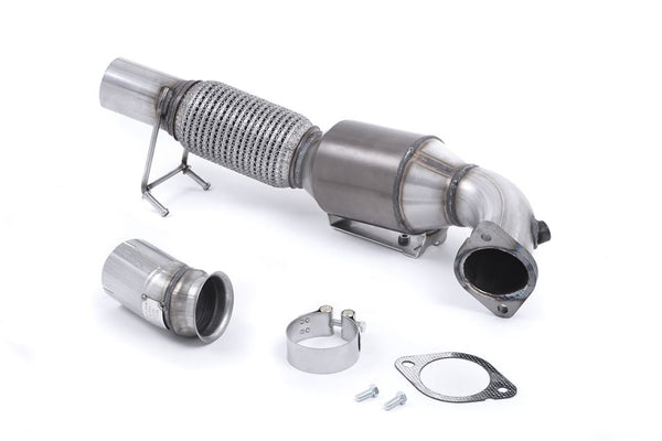 Ford Focus RS (2011 - 2018) MK3 Milltek Sport Large Bore Downpipe w/ Sport Cat (For OE Exhaust) - SSXFD193