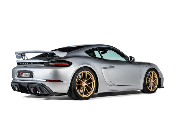 Porsche Cayman GT4/Spyder Akrapovic Slip on Race Line