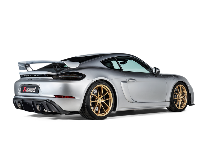 Porsche Cayman GT4/Spyder Akrapovic Slip on Race Line