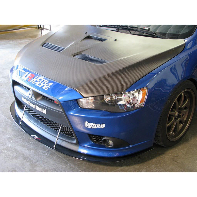 Mitsubishi Lancer Ralliart Front Wind Splitter 2009-Up