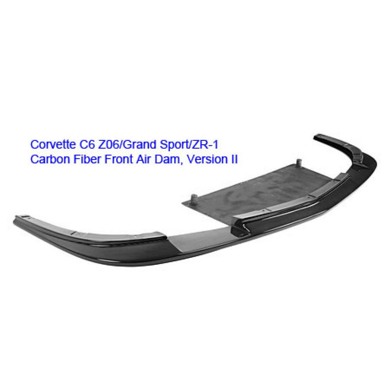 Chevrolet Corvette C6 Z06 Front Air Dam/ Splitter/ Lip Version 2 2006-2013 ( Z06 / Grand Sport only)