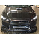 Mitsubishi Evolution X with APR Lip Front Wind Splitter 2008-2016