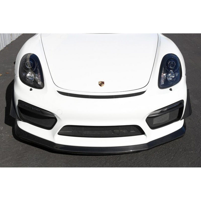 Porsche 981 Cayman GT4 Front Bumper Canards 2015-2016