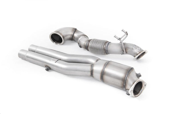 Audi RS3 (2021-) 8Y Milltek Sport Large Bore Downpipe w/ Sport Cat - SSXAU818