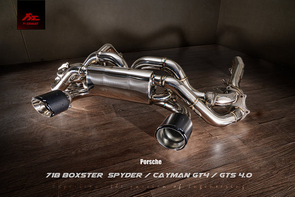 Valvetronic Exhaust System for Porsche Cayman GT4 / Boxster Spyder 718 After Feb 20