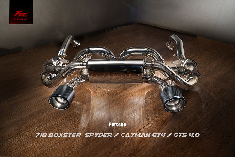 Valvetronic Exhaust System for Porsche Cayman GT4 / Boxster Spyder 718 Pre Feb 20