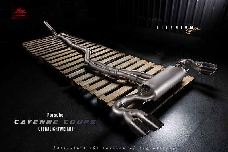 Valvetronic Exhaust System for Porsche Cayenne 9Y0 3.0T Titanium Signature Series Wagon / Coupe 18+