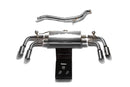 ARMYTRIX Stainless Steel Valvetronic Catback Exhaust System Quad Chrome Silver Tips Audi TT | TTS Quattro MK2 8J 07-14