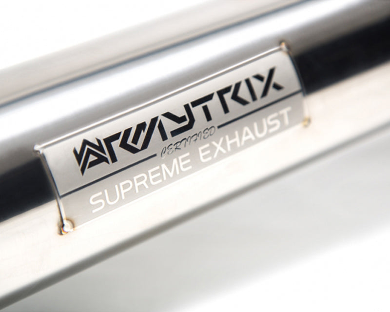 ARMYTRIX Stainless Steel Valvetronic Catback Exhaust System Quad Carbon Tips Audi TT MK2 8J 07-14