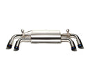 ARMYTRIX Stainless Steel Valvetronic Catback Exhaust System Quad Matte Black Coated Tips Audi TT MK2 8J 07-14