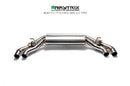 ARMYTRIX Stainless Steel Valvetronic Catback Exhaust System Quad Gold Tips Audi TTS Quattro MK3 8S 2.0 TFSI 15-20