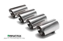 ARMYTRIX Stainless Steel Valvetronic Catback Exhaust System Quad Matte Black Tips Audi TTS Quattro MK3 8S 2.0 TFSI 15-20