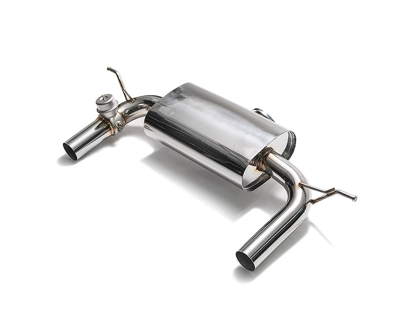 ARMYTRIX Stainless Steel Valvetronic Catback Exhaust System Dual Chrome Silver Tips Audi TTS Quattro MK3 8S 2.0 TFSI 15-20