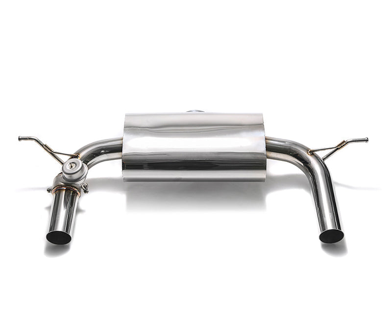 ARMYTRIX Stainless Steel Valvetronic Catback Exhaust System Dual Matte Black Tips Audi TTS Quattro MK3 8S 2.0 TFSI 15-20