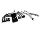 ARMYTRIX Stainless Steel Valvetronic Catback Exhaust System Quad Chrome Silver Tips Audi S3 8V Sportback 13-20