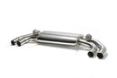 ARMYTRIX Stainless Steel Valvetronic Catback Exhaust System Quad Blue Coated Silver Tips Audi S1 8X 2.0L Turbo 15-18