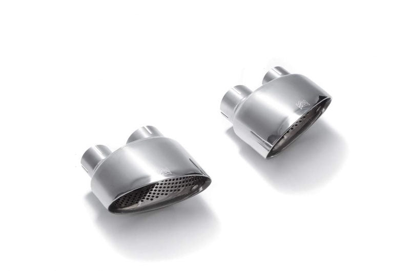 ARMYTRIX Stainless Steel Valvetronic Catback Exhaust System Dual Chrome Silver Tips Audi RS4 B9 | RS5 B9 2.9 V6 Turbo 17-20