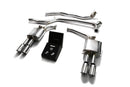 ARMYTRIX Stainless Steel Valvetronic Catback Exhaust System Quad Chrome Silver Tips Audi A5 | A5 Quattro 08-15