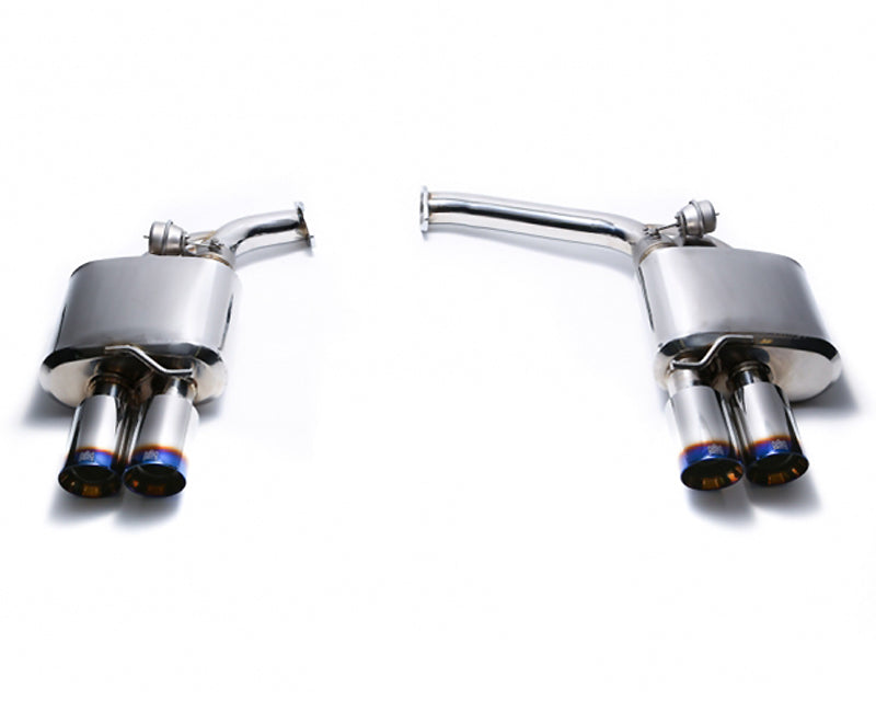 ARMYTRIX Stainless Steel Valvetronic Catback Exhaust System Quad Blue Coated Tips Audi A4 | A5 B8 08-20