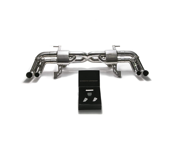 ARMYTRIX Stainless Steel Valvetronic Exhaust System Dual Carbon Tips Audi R8 V10 MK1 Coupe | Spider 09-12