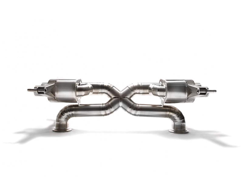 ARMYTRIX Titanium Valvetronic Exhaust System Dual Carbon Tips Audi R8 V10 5.2L FSI 16-20