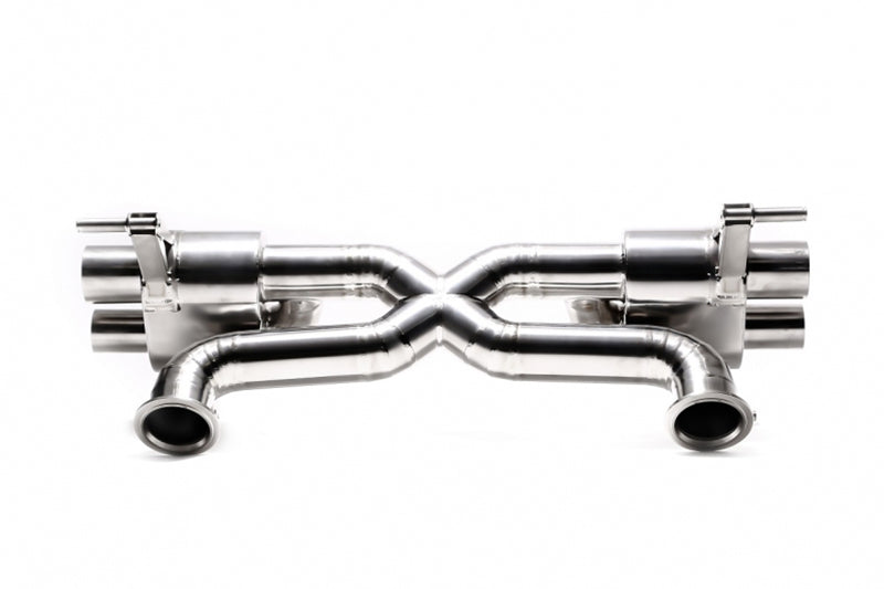 ARMYTRIX Titanium Valvetronic Exhaust System Dual Titanium Matte Black Tips Audi R8 V10 5.2L FSI 14-15