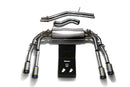 ARMYTRIX Stainless Steel Valvetronic Catback Exhaust System Quad Blue Coated Tips Audi S3 8V Sedan 2.0 Turbo 13-20