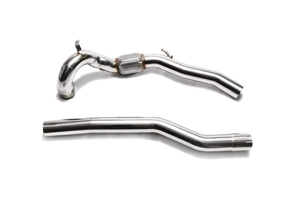 ARMYTRIX Sport Cat-Pipe w/200 CSPI Catalytic Converters / Secondary Downpipe Audi S3 8V | VW Golf R MK7 13-20