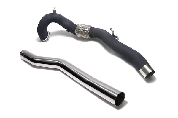 ARMYTRIX Ceramic Coated High-Flow Performance Race Downpipe/dump pipe / Secondary Downpipe Audi S3 8V | VW Golf R MK7