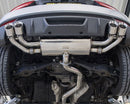 ARMYTRIX Stainless Steel Valvetronic Catback Exhaust System Quad Carbon Tips Audi S1 8X 2.0L Turbo 15-18