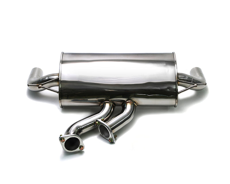 ARMYTRIX Stainless Steel Valvetronic Catback Exhaust System Dual Matte Black Tips BMW M135i | M235i F2x 12-15