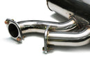 ARMYTRIX Stainless Steel Valvetronic Catback Exhaust System Dual Chrome Silver Tips BMW M135i | M235i F2x 12-15