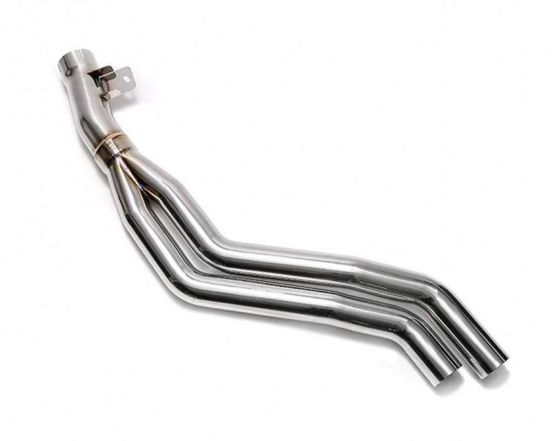 ARMYTRIX Stainless Steel Valvetronic Exhaust System Dual Gold Tips BMW M140i | M240i F2X 17-19